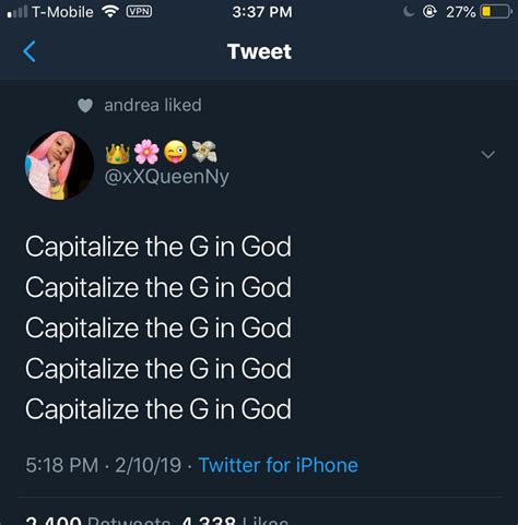 is goddess capitalized